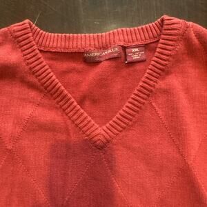 American Blue Premium Brand Men’s Cotton V-Neck Sweater XXL -New-$55. 0025